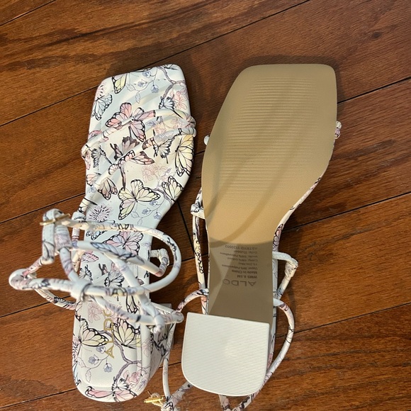 Aldo Floral Strappy Sandals - Picture 3 of 4